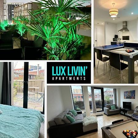 Lux Livin' Apartments - Luxury 2 Bed Apartment With Sky Garden Manchester Zewnętrze zdjęcie