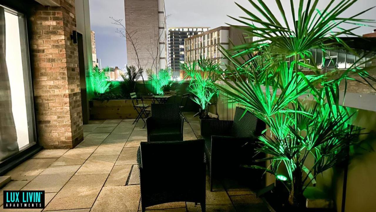 Lux Livin' Apartments - Luxury 2 Bed Apartment With Sky Garden Manchester Zewnętrze zdjęcie