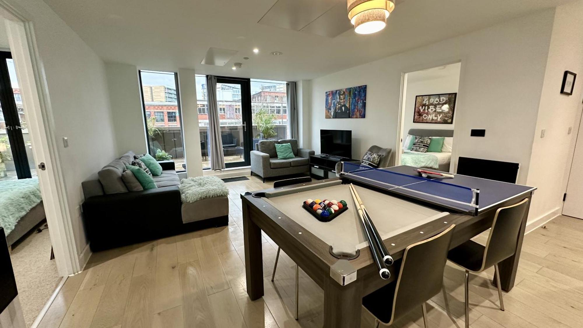 Lux Livin' Apartments - Luxury 2 Bed Apartment With Sky Garden Manchester Zewnętrze zdjęcie