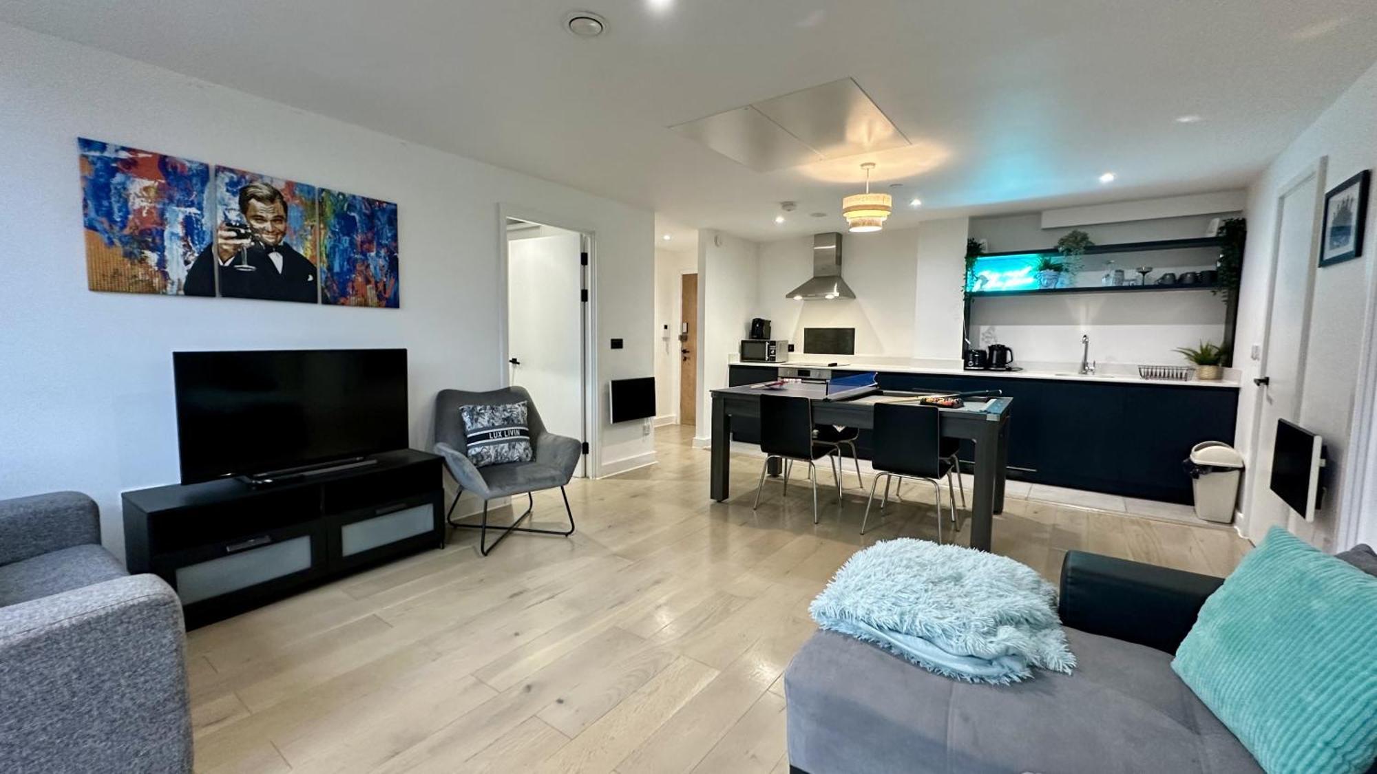 Lux Livin' Apartments - Luxury 2 Bed Apartment With Sky Garden Manchester Zewnętrze zdjęcie