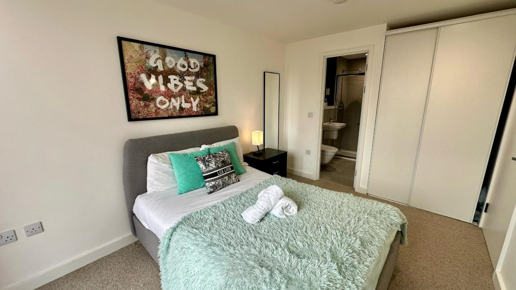 Lux Livin' Apartments - Luxury 2 Bed Apartment With Sky Garden Manchester Zewnętrze zdjęcie