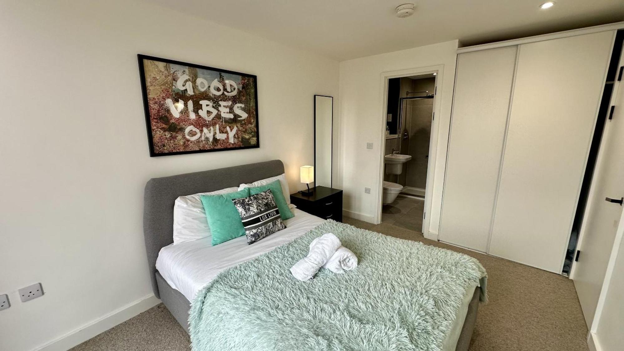 Lux Livin' Apartments - Luxury 2 Bed Apartment With Sky Garden Manchester Zewnętrze zdjęcie