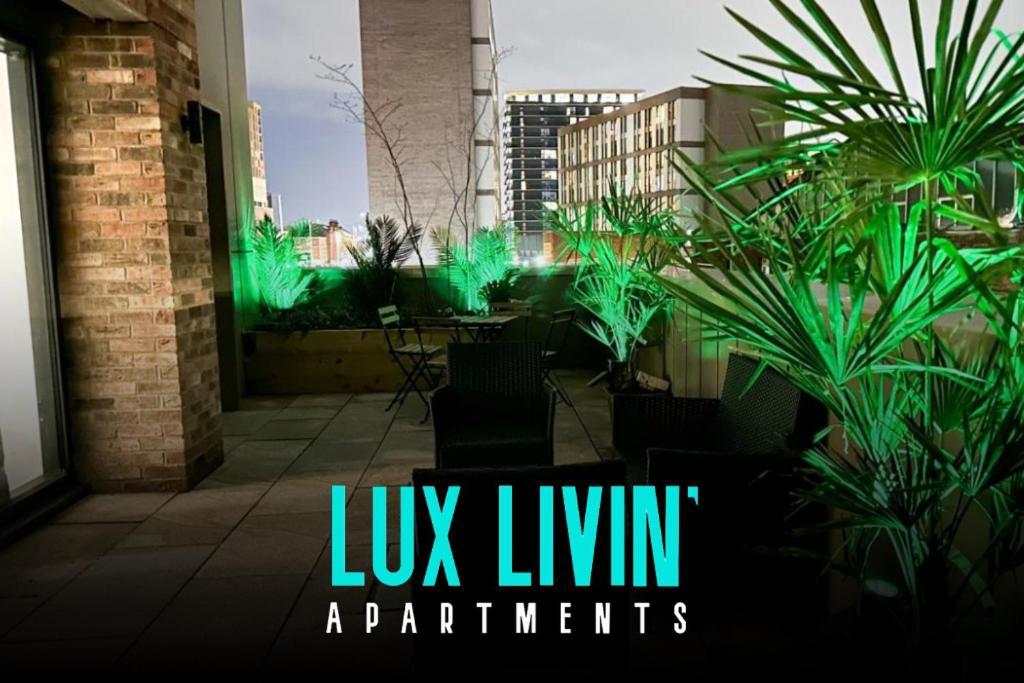 Lux Livin' Apartments - Luxury 2 Bed Apartment With Sky Garden Manchester Zewnętrze zdjęcie