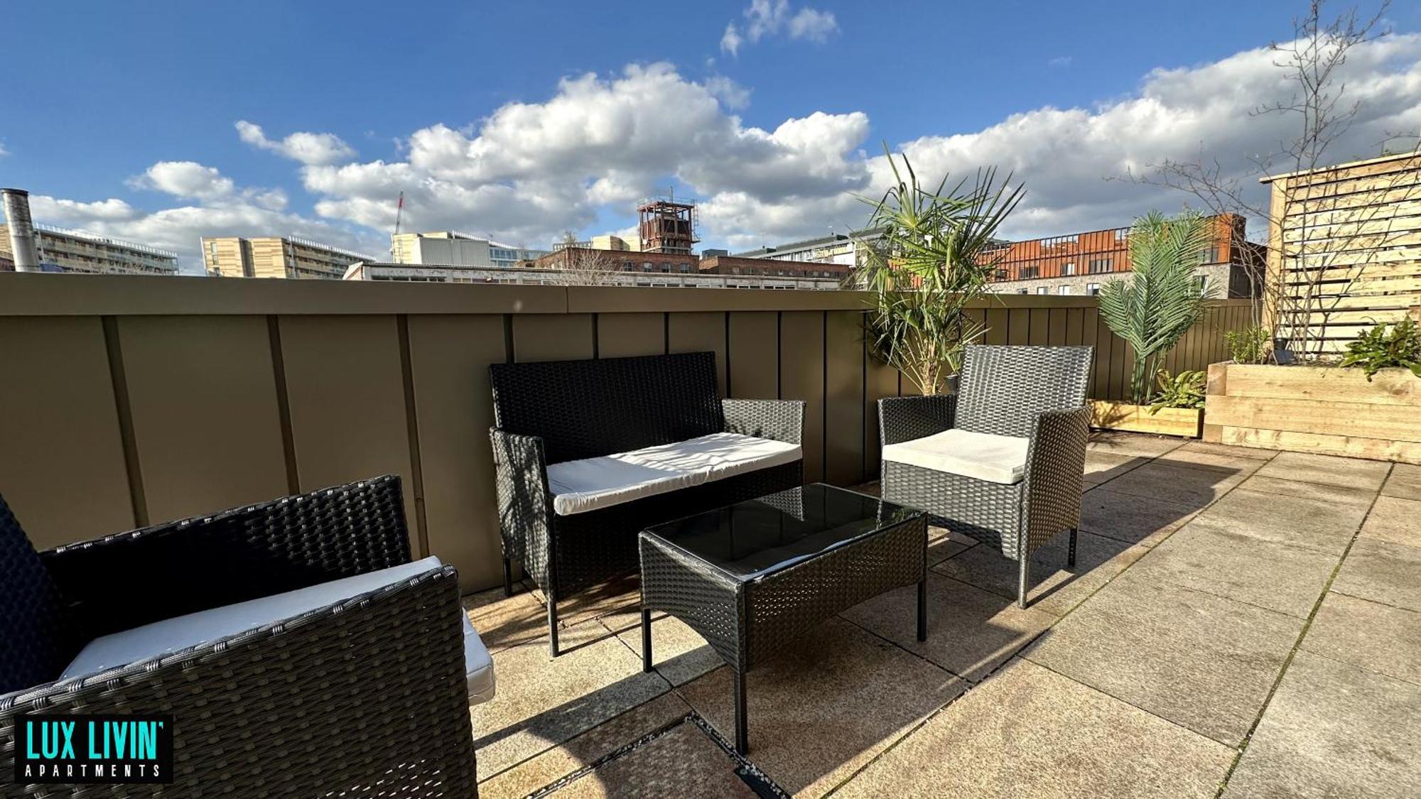 Lux Livin' Apartments - Luxury 2 Bed Apartment With Sky Garden Manchester Pokój zdjęcie