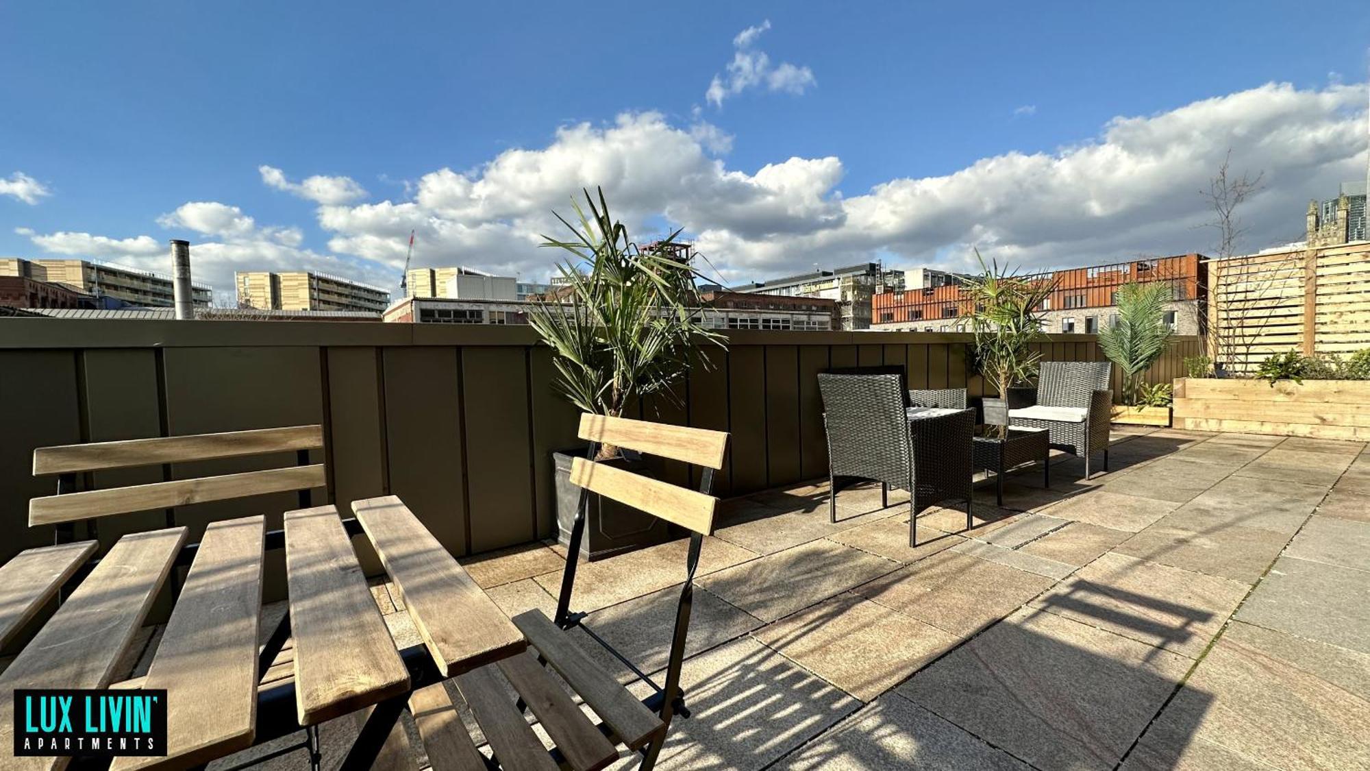 Lux Livin' Apartments - Luxury 2 Bed Apartment With Sky Garden Manchester Pokój zdjęcie