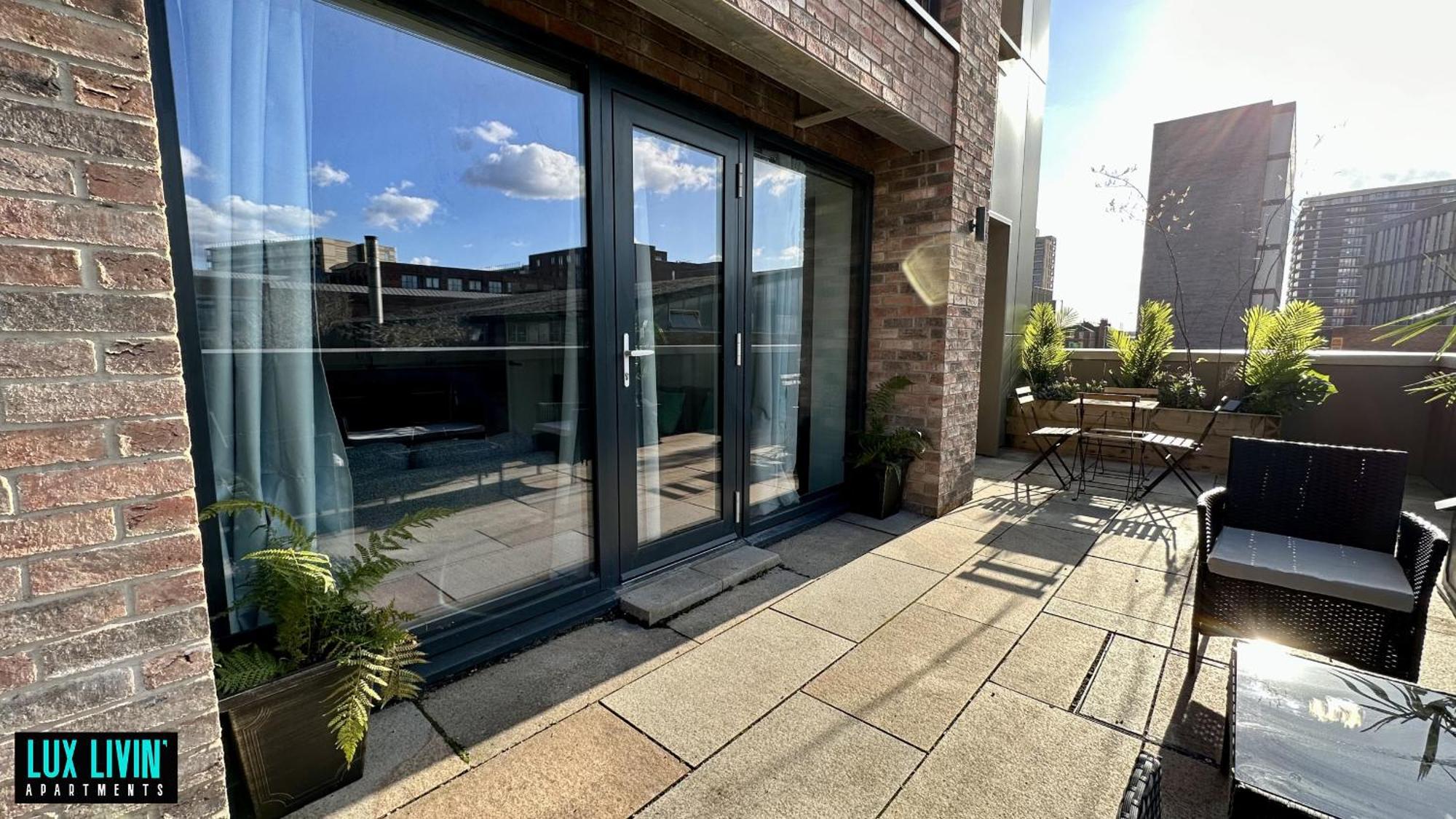 Lux Livin' Apartments - Luxury 2 Bed Apartment With Sky Garden Manchester Pokój zdjęcie