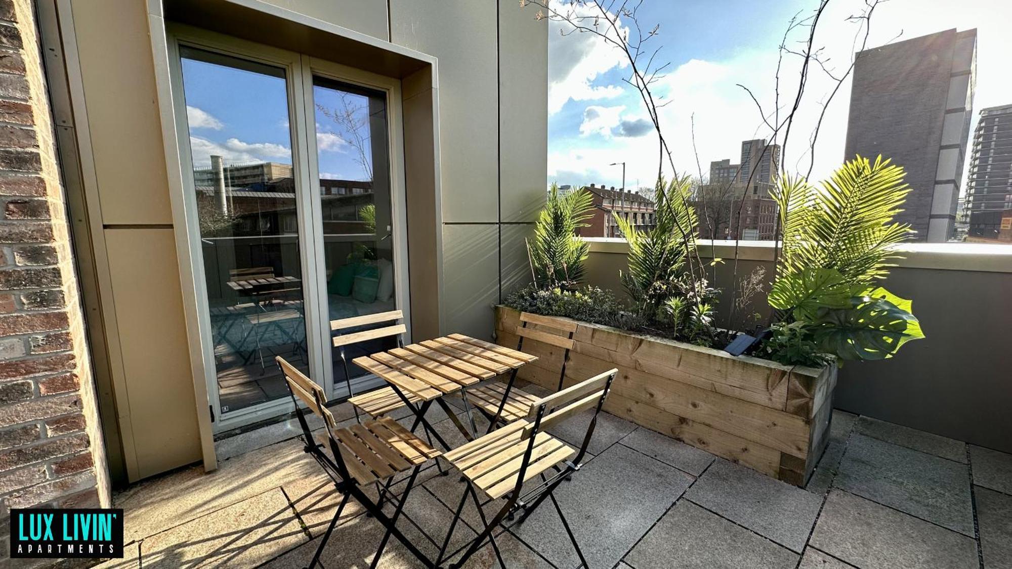 Lux Livin' Apartments - Luxury 2 Bed Apartment With Sky Garden Manchester Pokój zdjęcie